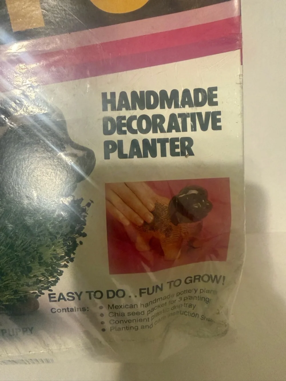Chia Pet Ram - Unopened Original Box Mexican Handmade Planter Sheep Grow!
